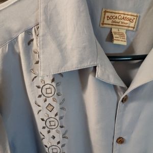 Embroidered Island Shirt